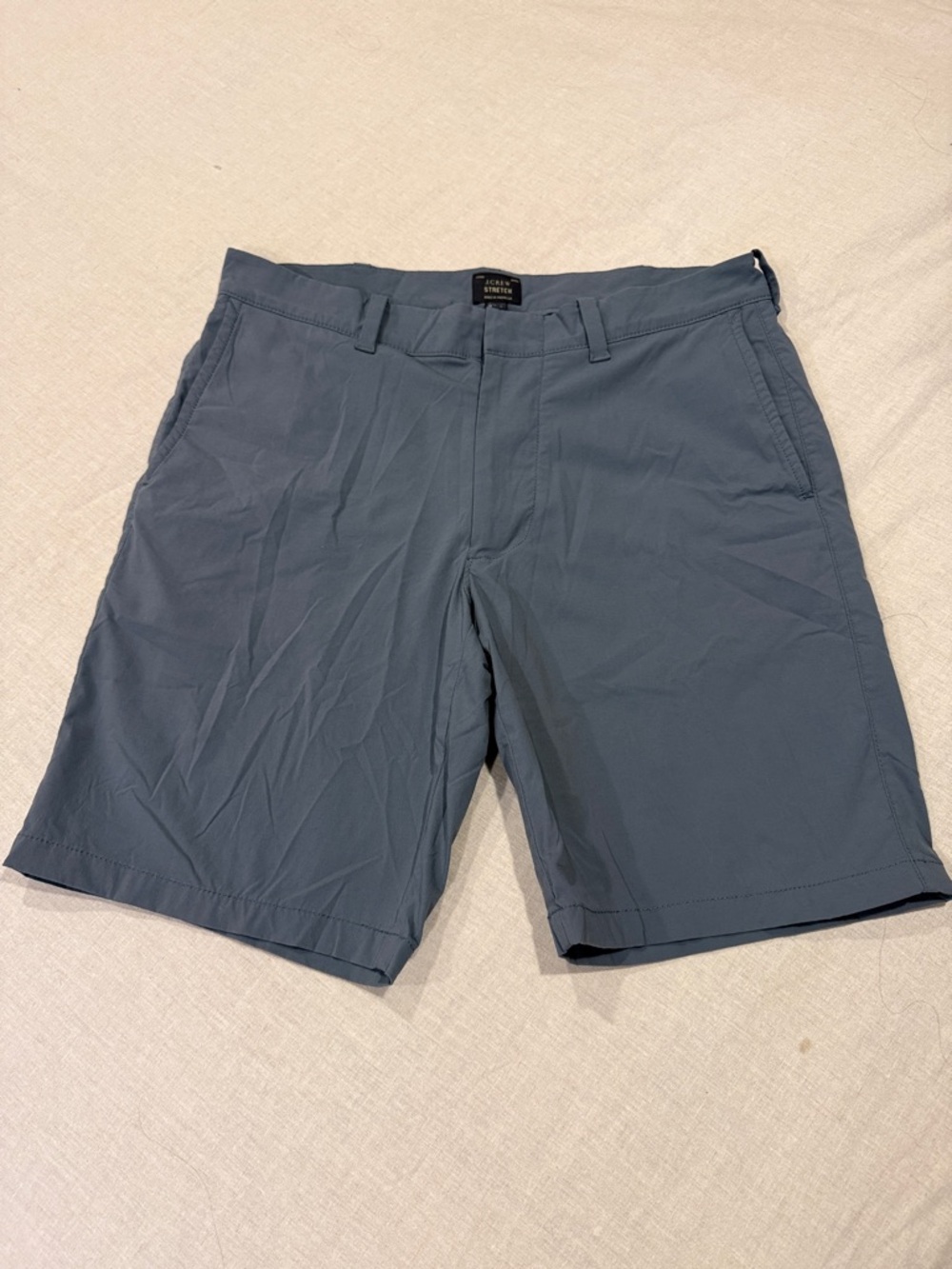 J. Crew Men's Flat-Front Shorts - Slate Blue size 31